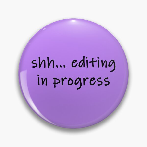Item preview, Editing in Progress Black designed and sold by TeaRoseWriter.
