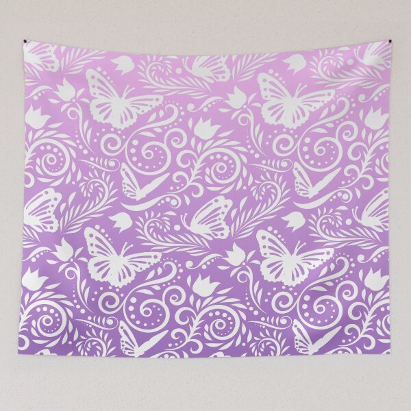 Item preview, Butterfly and Flower - Velvet Lilac RS (Dreamy Fantasy Collection) designed and sold by CreativityRoams.