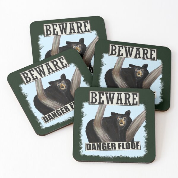 Item preview, Danger Floof - It's a bear! designed and sold by robinyukiko.