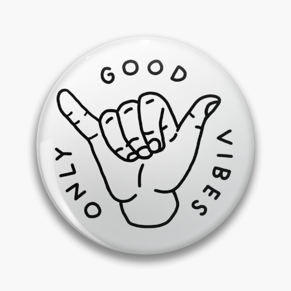 Item preview, Good Vibes Only Shaka designed and sold by mappsart.