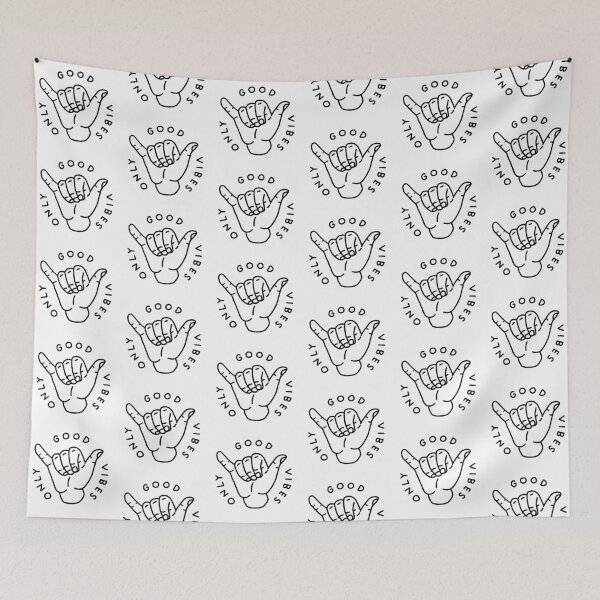 Item preview, Good Vibes Only Shaka designed and sold by mappsart.
