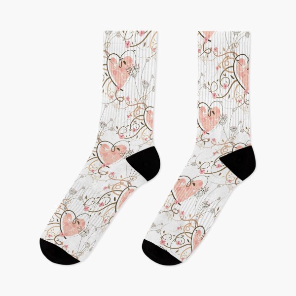 Item preview, Pink Heart, Butterflies and Floral Swirls II designed and sold by fatfatin.