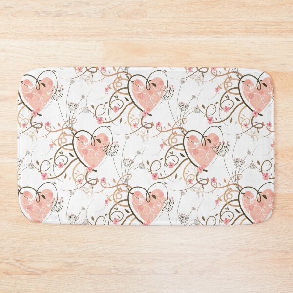 Item preview, Pink Heart, Butterflies and Floral Swirls II designed and sold by fatfatin.