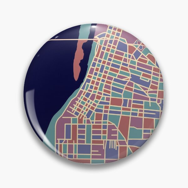 Item preview, Memphis street map designed and sold by abipinn.