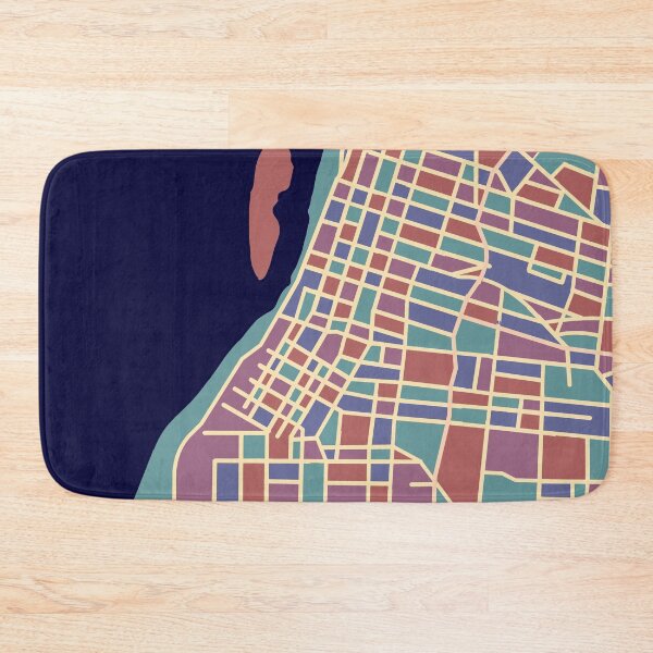 Item preview, Memphis street map designed and sold by abipinn.