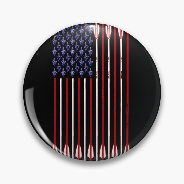 Item preview, American Flag with Arrows and Broadheads designed and sold by ForgeGraphics.
