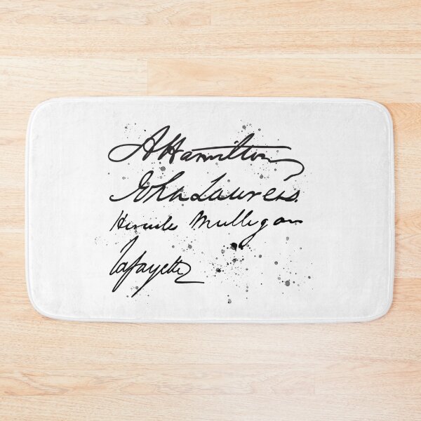 Item preview, Hamilton Laurens Mulligan Lafayette Signatures designed and sold by AutonomousN.