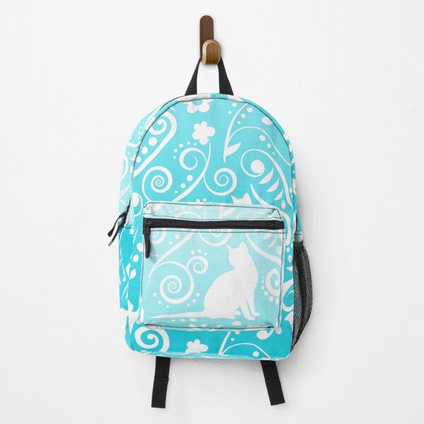 Item preview, Cat and Flowers - The Blue Sky RS (Dreamy Fantasy Collection) designed and sold by CreativityRoams.