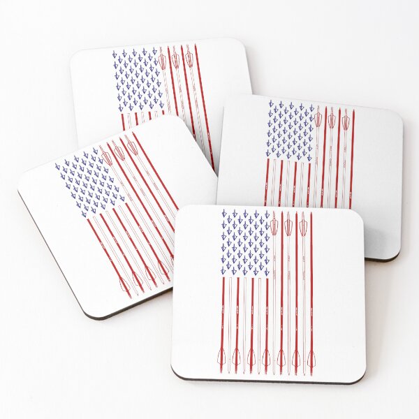 Item preview, American Flag with Arrows and Broadheads designed and sold by ForgeGraphics.