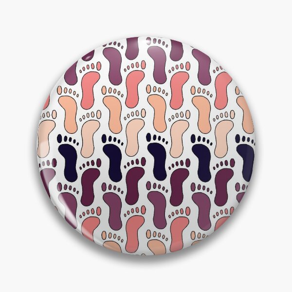 Item preview, Human Footprints || Warm Palette || Feet designed and sold by Hilary Leslie.