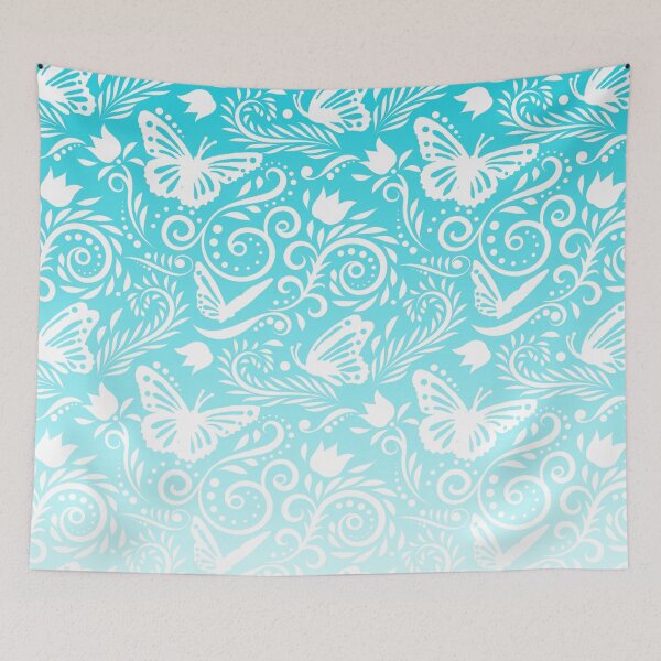 Item preview, Butterfly & Flower - Blue Sky (Dreamy Fantasy Collection) designed and sold by CreativityRoams.