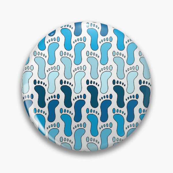 Item preview, Human Footprints || Cool Palette || Feet  designed and sold by Hilary Leslie.