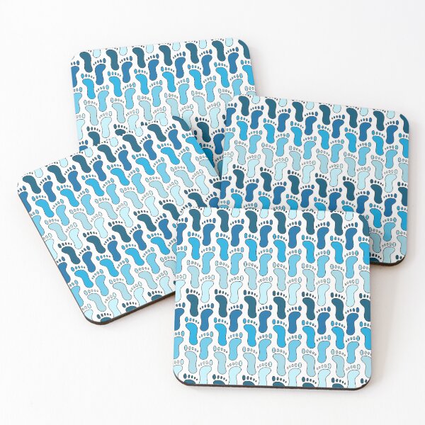 Item preview, Human Footprints || Cool Palette || Feet  designed and sold by Hilary Leslie.