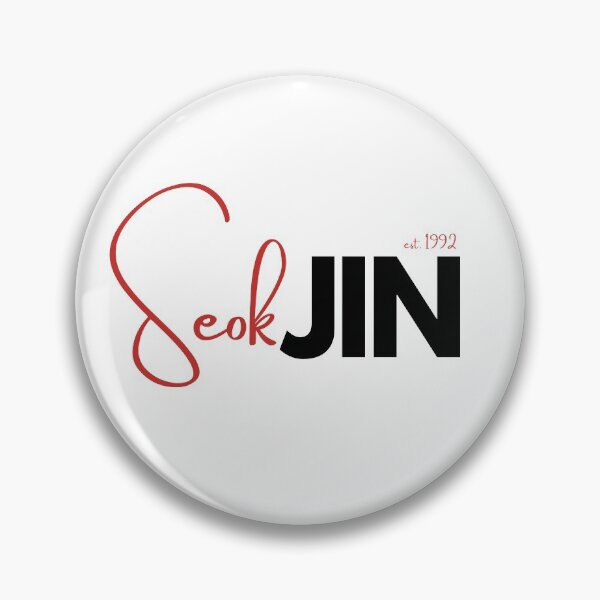 Item preview, BTS Jin Kim Seokjin  Bias Design Black/Red designed and sold by haikustore.
