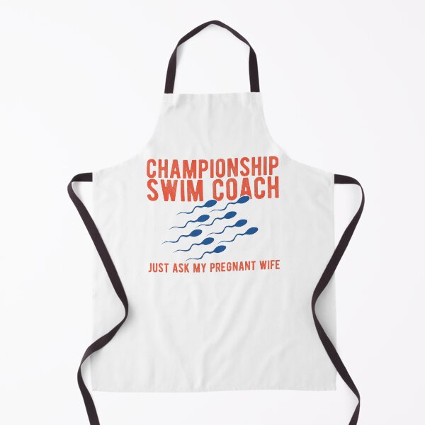 Item preview, Championship Swim Coach - Funny Pregnancy Announcement For Husbands designed and sold by Dan66.