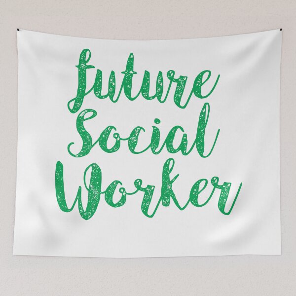 Item preview, future social worker  designed and sold by CodingForTech.