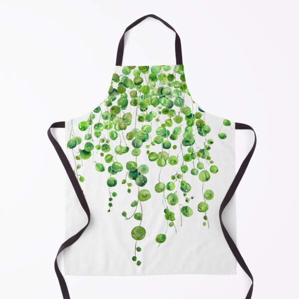 Item preview, hand painted green string of pearl watercolor 2020 designed and sold by SelenePaintings .