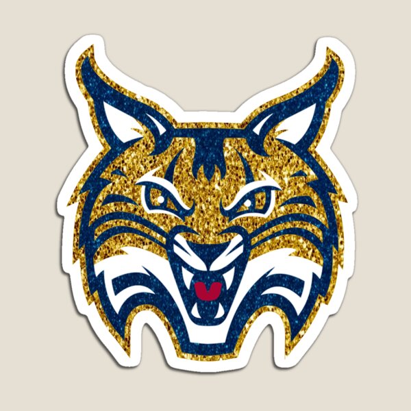 Quinnipiac Glitter Logo Magnet
