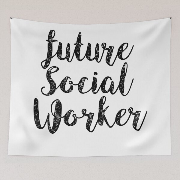 Item preview, future social worker  designed and sold by CodingForTech.