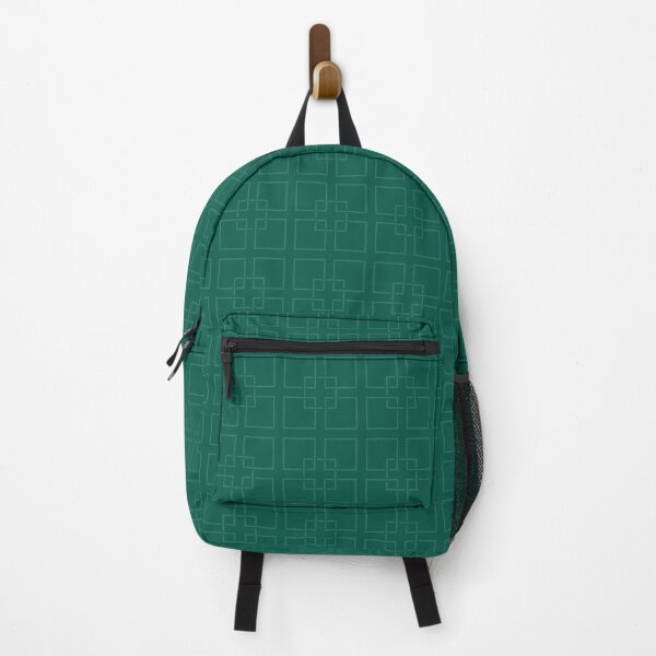 Item preview, Celebration Town Dark Green Interlocking Geometric Squares designed and sold by CelebrationTown.
