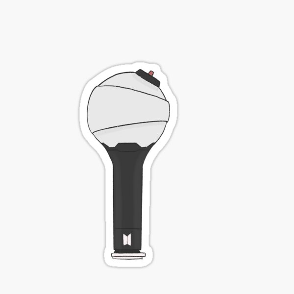 BTS Lightstick Sticker for Sale by serendipityarts