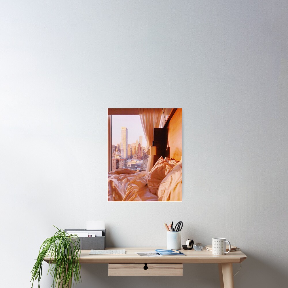 Golden Hour in New York Poster