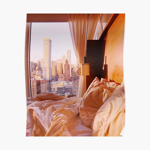 Golden Hour in New York Poster