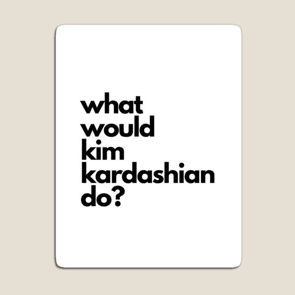 Aperçu de l'œuvre que ferait Kim Kardashian créée et vendue par midprints.