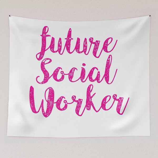 Item preview, future social worker  designed and sold by CodingForTech.