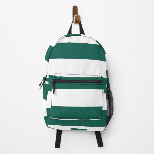 Item preview, Celebration Town Dark Green and Front Porch White Jumbo Horizontal Stripes designed and sold by CelebrationTown.