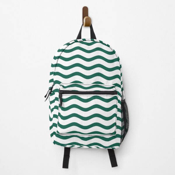 Item preview, Celebration Town Dark Green Chevron Wave with Front Porch White designed and sold by CelebrationTown.