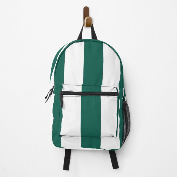 Item preview, Celebration Town Dark Green and Front Porch White Jumbo Vertical Stripes designed and sold by CelebrationTown.
