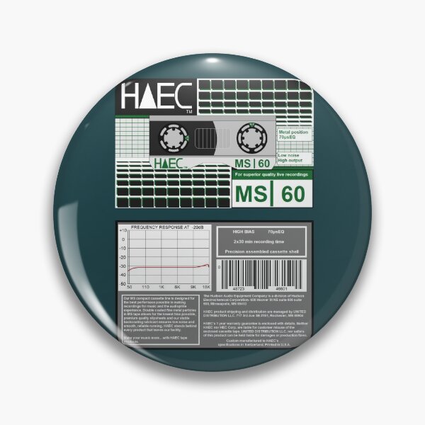 Item preview, Hudson Audio Equipment Co. Cassette MS60 tipo 4 (anverso y reverso) designed and sold by B-96-J.