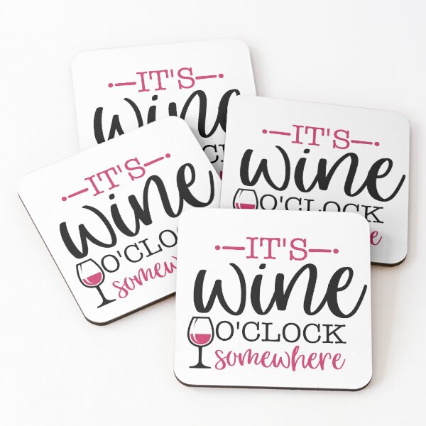 Item preview, It's wine o'clock some where T-shirt designed and sold by somchai1980.
