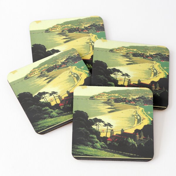 Item preview, cartel ferroviario Clevedon designed and sold by stickart-marek.