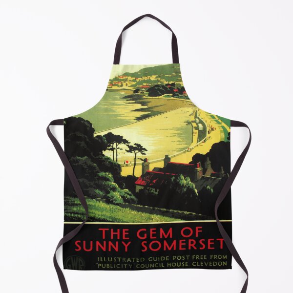 Item preview, Railway Poster Clevedon designed and sold by stickart-marek.