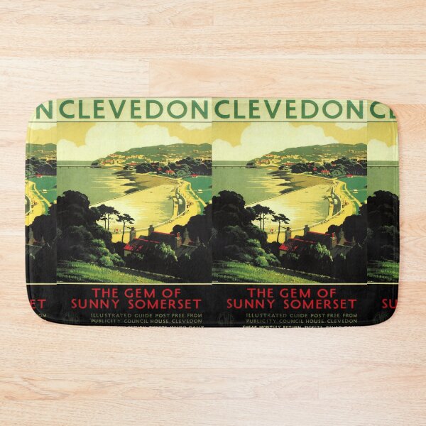 Item preview, Railway Poster Clevedon designed and sold by stickart-marek.