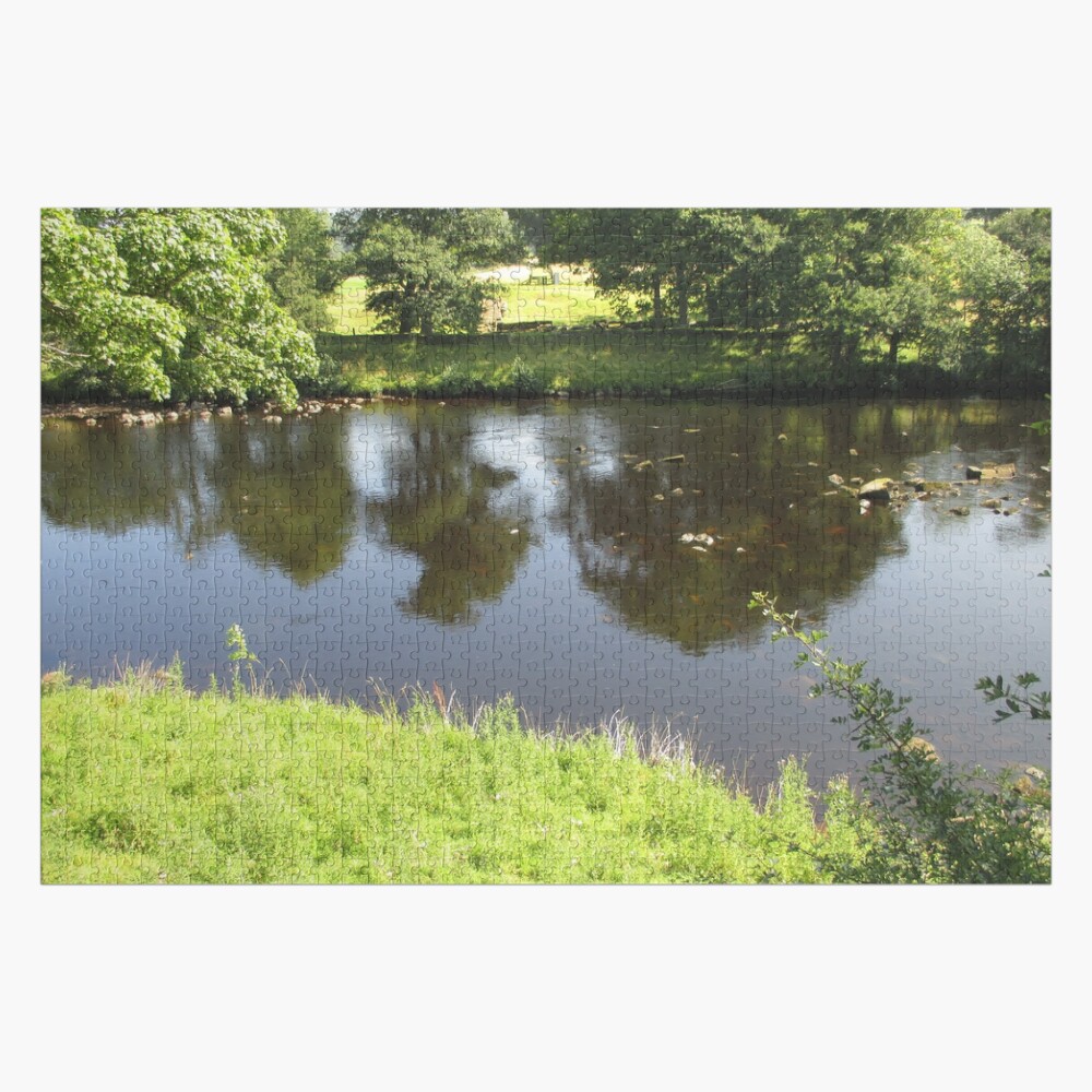 M.I. #95 |☼| Stream Between Trees - Shot 4 (Hadrian's Wall) Jigsaw Puzzle