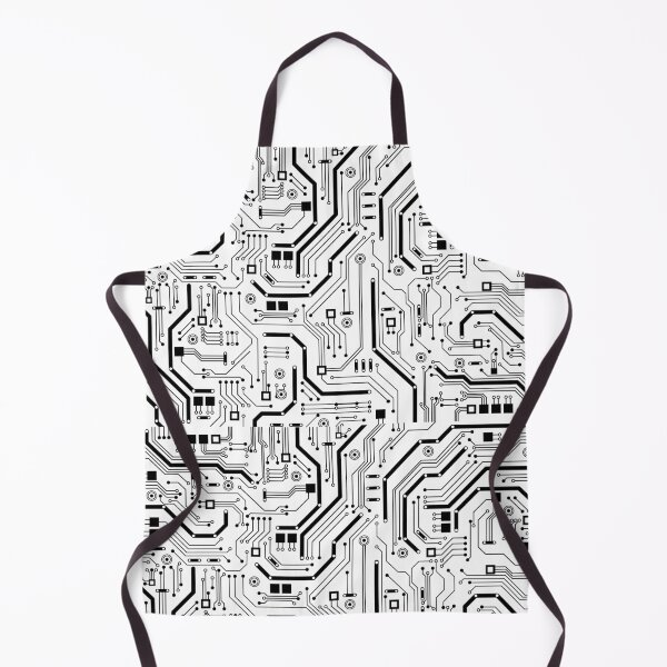 Item preview, Black and White Circuit Board Design designed and sold by BrobocopPrime.