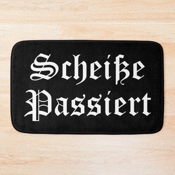 Item preview, 'Shit Happens' in German designed and sold by Good-Looking Corpse.