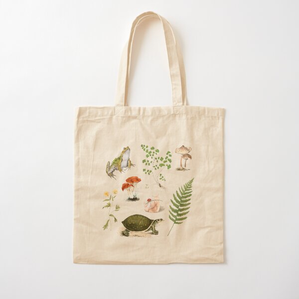 Cottagecore Pond Cotton Tote Bag