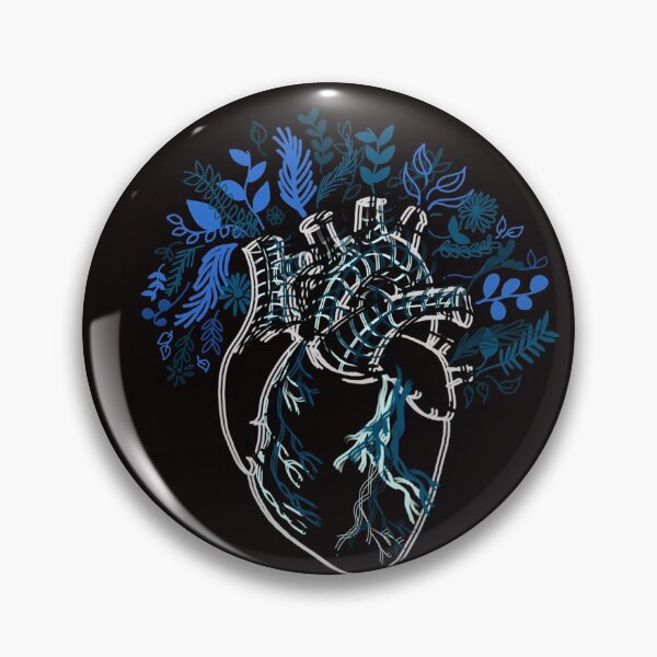 Item preview, heart that blooms blue. designed and sold by Melissa Swoboda.