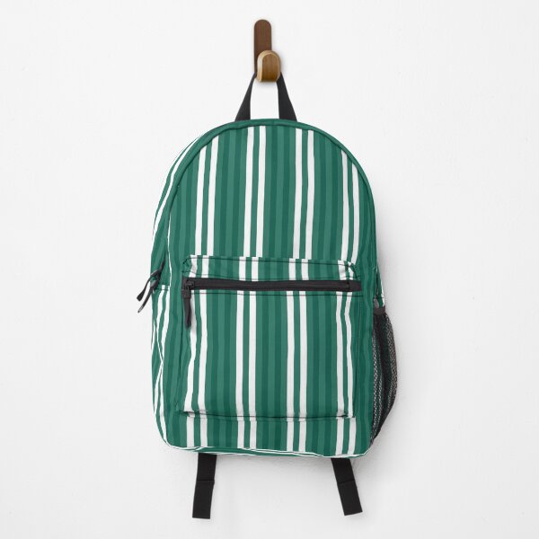 Item preview, Celebration Town Dark Green Double Vertical Stripe with White designed and sold by CelebrationTown.