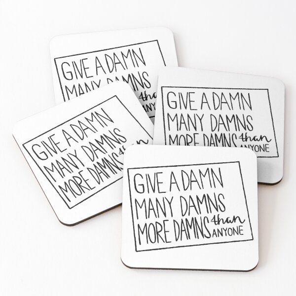 Item preview, Give a Damn designed and sold by Sydie Studio.