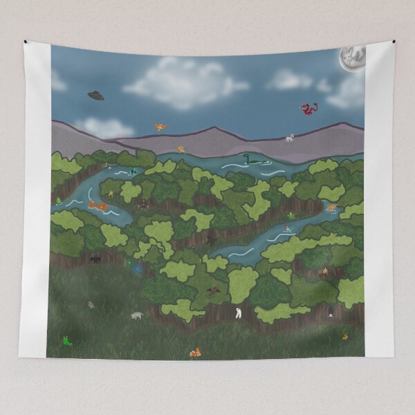 Item preview, Forest Full o' Cryptids designed and sold by astrobiologist.