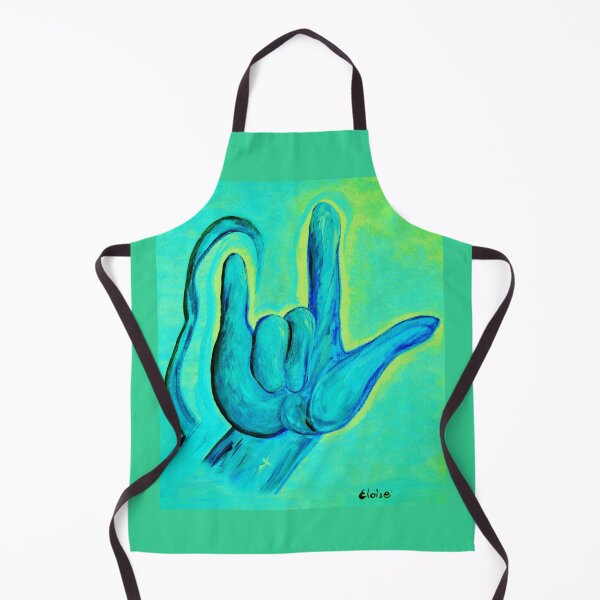 Item preview, ASL I Love You Blue designed and sold by EloiseArt.