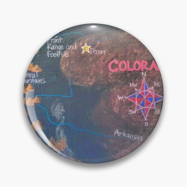 Item preview, Blackboard Map of Colorado designed and sold by brusling.