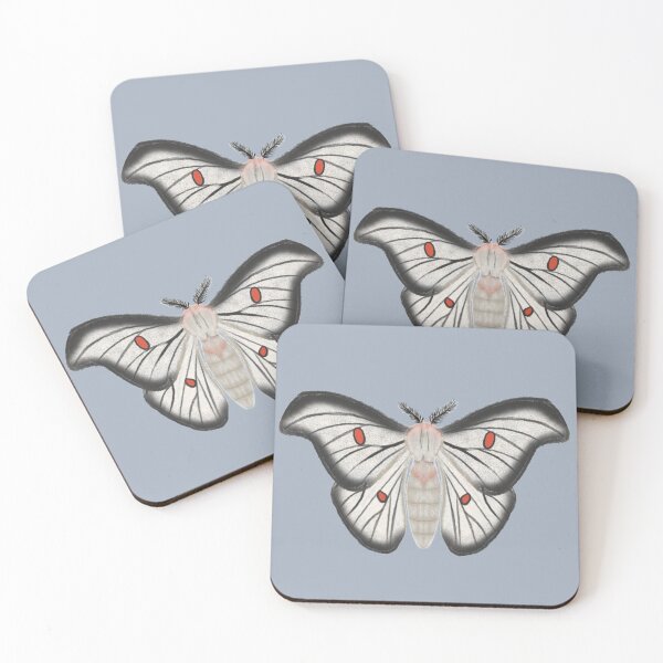 Item preview, Ghost Silkmoth designed and sold by StickieBits.