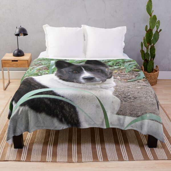 Item preview, Brindle And White Akita designed and sold by KarenWoodArt.