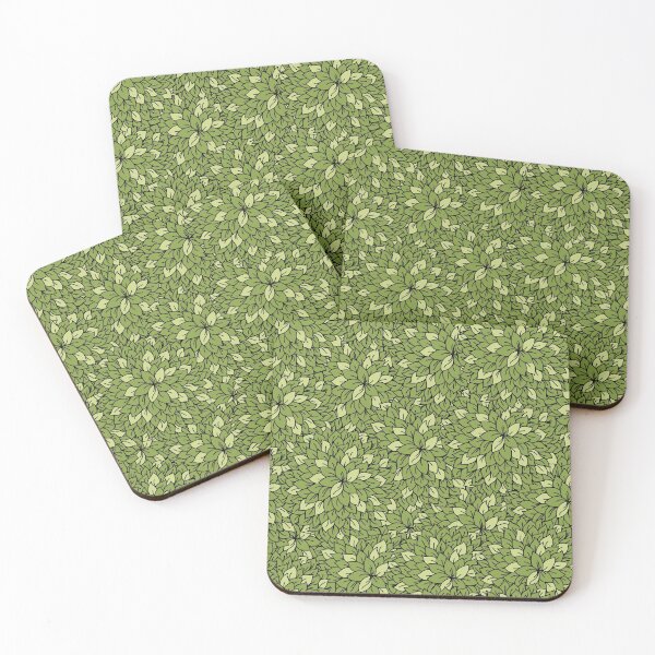 Item preview, Beautiful Green Leaves Nature Pattern designed and sold by Vector Scout Lab.